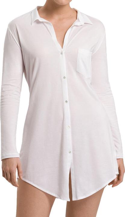 Immagine prodotto Hanro Camicia da notte Cotton Deluxe - 90 cm di lunghezza - manica lunga (XL)
