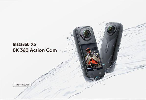 Produktbild Insta360 X5 360-Grad-Action-Kamera Motorrad Combo (Bluetooth)