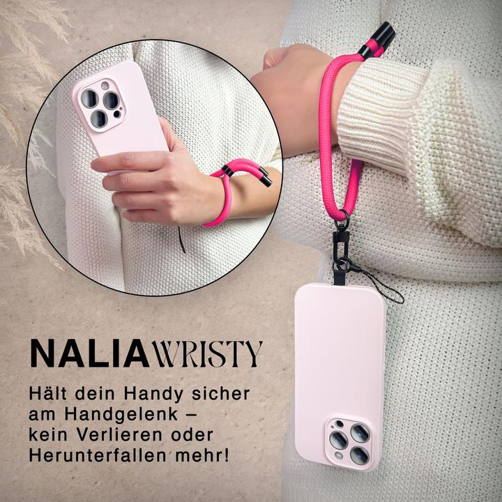 Actual product image Nalia Wristy Lanyard Handykette – Universal Trageband für Smartphones – Verstellbar, Soft & Elastisch
