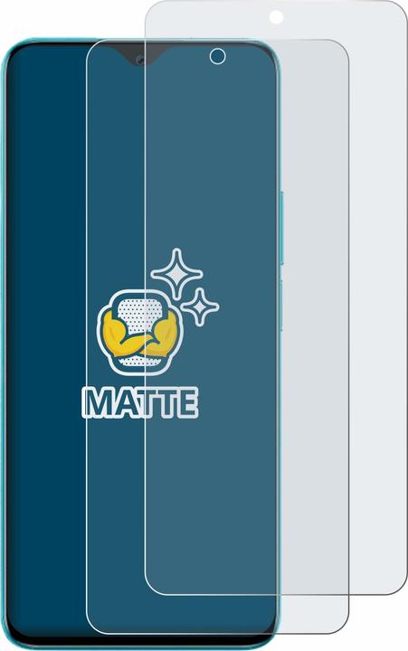 Actual product image BROTECT Anti-glare screen protector matt (2 Piece, Honor 90 Lite)