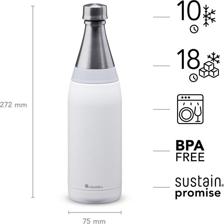 Produktbild Aladdin Fresco Thermavac™ Water Bottle 0.6L Snowflake White (0.60 l)