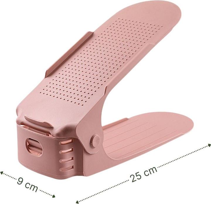 Produktbild Hermex Schuhstapler Schuhhalter Schuhschrank Schuhregal Schuhhalterung Schuh-Organizer