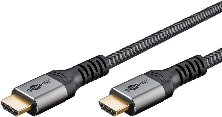 Goobay High-speed HDMI cable with Ethernet, 5 m, Sharkskin Grey (5 m, HDMI)