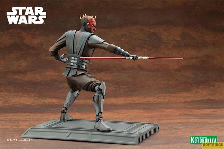 Actual product image Kotobukiya Star Wars The Clone Wars statuette PVC ARTFX 1/7 Darth Maul 26 cm