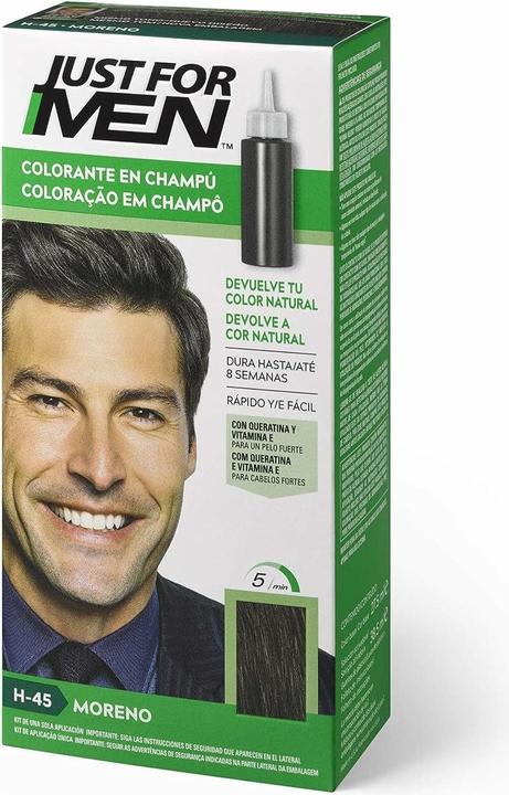 Just For Men Shampoo in Haarfarbe Dunkelbraun Schwarz 66ml (Dunkelbraun Schwarz)