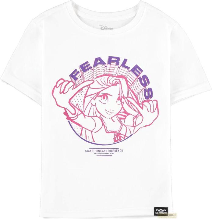 Difuzed Disney Fearless Princess (Kids) - Rapunzel Girls Short Sleeved T-shirt - 134/140 (134)