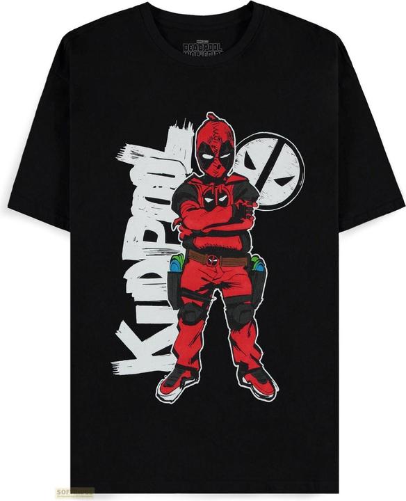 Difuzed Deadpool - Kidpool Boy Stance - Men's Short Sleeved T-shirt - 2XL (XXL)