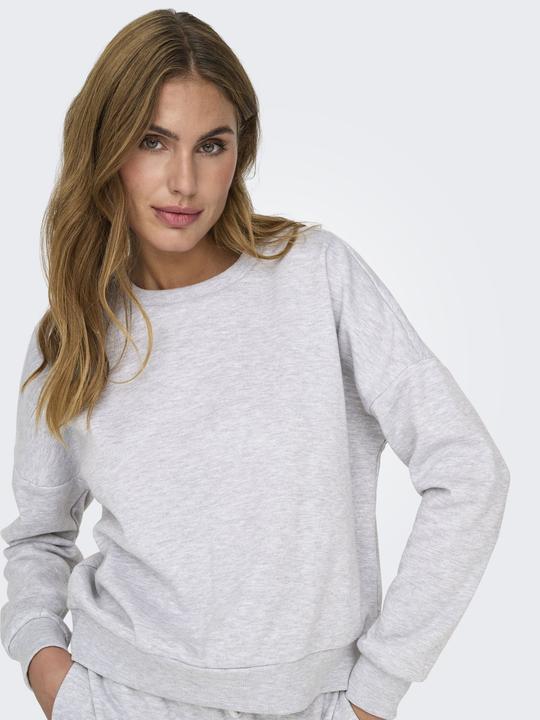 Produktbild Only Normal geschnitten Rundhals Tief angesetzte Schulter Sweatshirt Sweatshirt (XL)