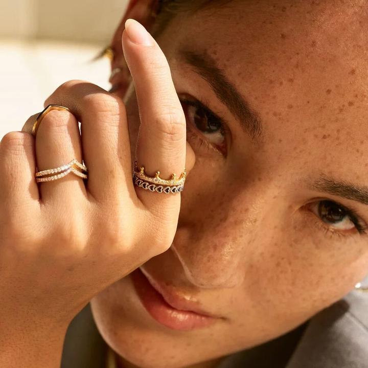 Produktbild Pandora Gereihte Herzen (52, 925 Silber)