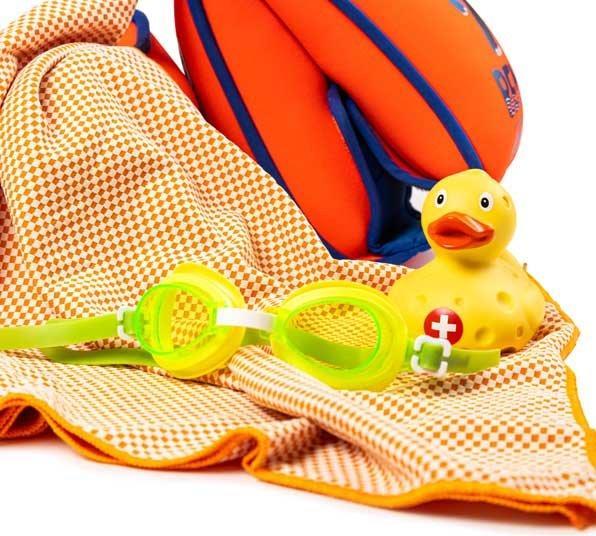 Produktbild Tembo Bambus Reisehandtuch mit Aktivkohlefasern Orange S
