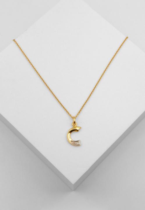 Produktbild Muau Buchstabe (750, Weissgold, 18 K Gelbgold)