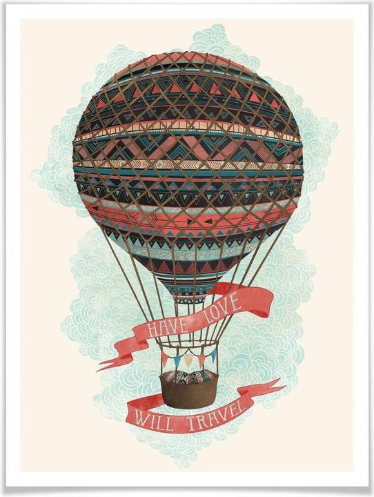 Image du produit Trenddeko Have love will travel (40 x 50 cm)