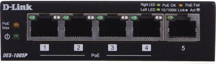 Actual product image D-Link Des-1005p (5 Ports)