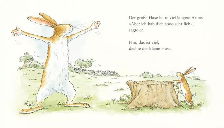 Image du produit Weisst du eigentlich, wie lieb ich dich hab? (Allemand, Sam McBratney, 1990)