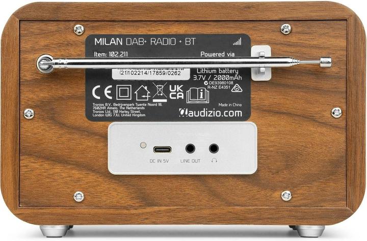 Actual product image Audizio Milan (FM, DAB+, Bluetooth)