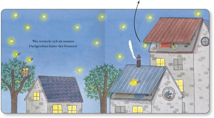 Image du produit La nuit en silence - Un livre d'images cartonné avec de nombreux rabats (Allemand)
