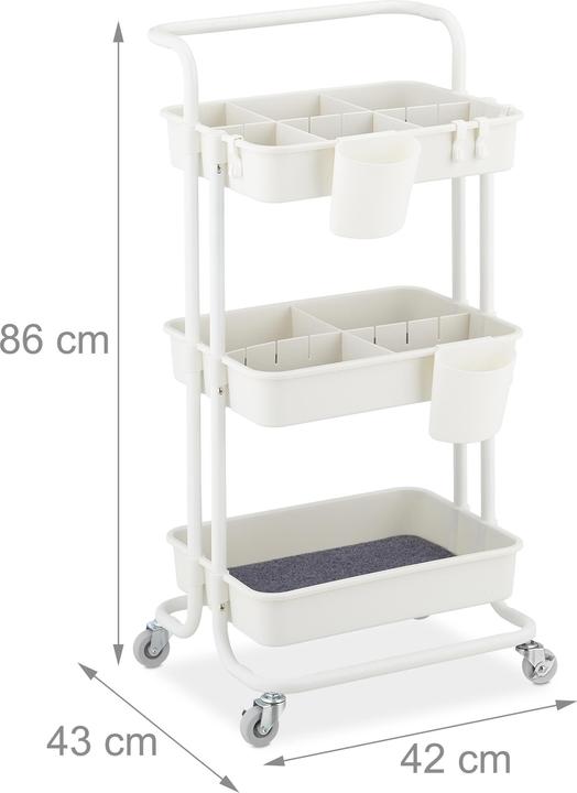 Actual product image Relaxdays Trolley