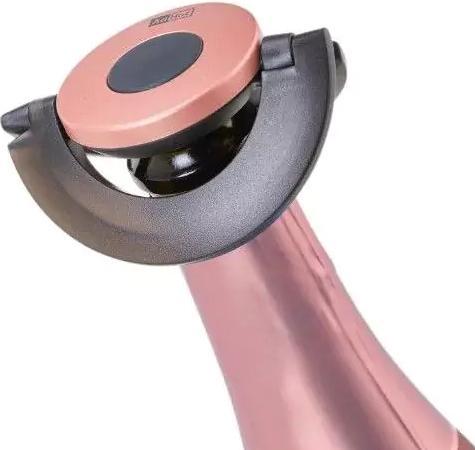Produktbild AdHoc Sekt- / Champagnerverschluss Gusto, black&rosé, Kunststoff/Silikon, D: 8,2 cm, H: 1,7 cm (Champagnerverschluss)