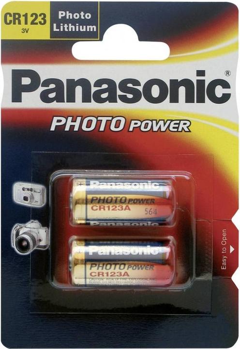 Produktbild Panasonic Photo Lithium CR123 (2 Stk., CR123A, 1400 mAh)