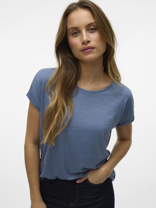 Produktbild Vero Moda Vmlava Glitter Ss Top Stripe Ga (XS)