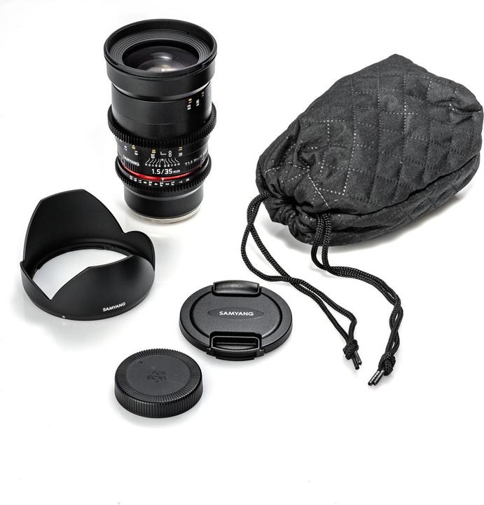 Image du produit Samyang 35mm T1.5 VDSLR II MFT (Micro Four Thirds, Plein format, APS-C / DX)