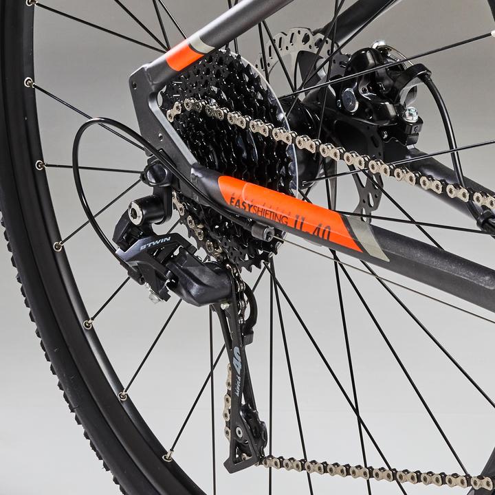Actual product image Riverside Cross Bike 28 Zoll 700 grau/orange (48 cm)