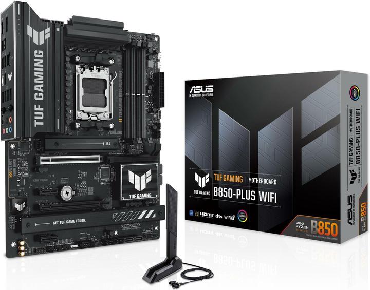 Immagine prodotto ASUS TUF Gaming B850-Plus Wifi (AM5, AMD B850, ATX)