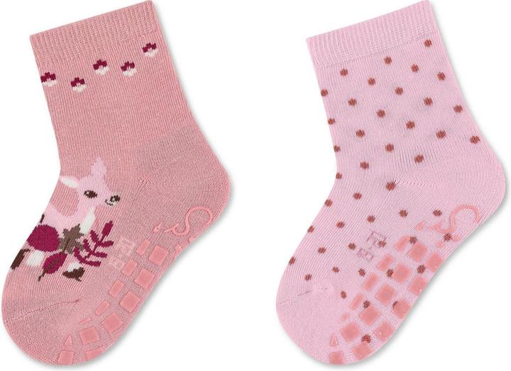 Actual product image Sterntaler ABS socks 2s fawn and polka dots (pack of 2, 19 - 20)