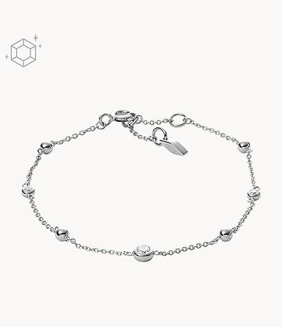 Actual product image Fossil sterling silver (19 cm, Silver)