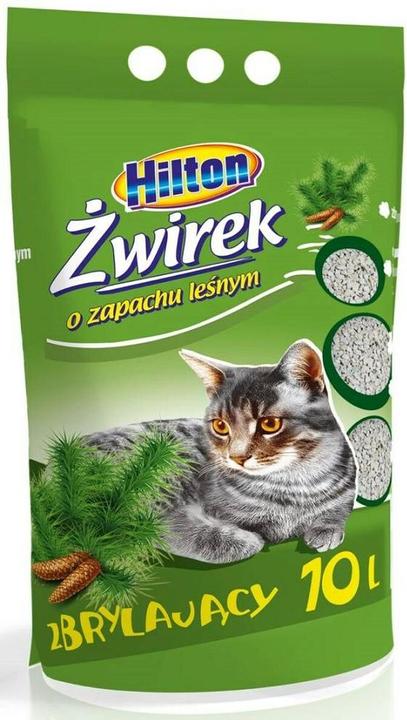 Image du produit Hilton Litière agglomérante Bentonit pour chats des bois - 10 l (Agglomérant, Absorption rapide, Neutralisant)