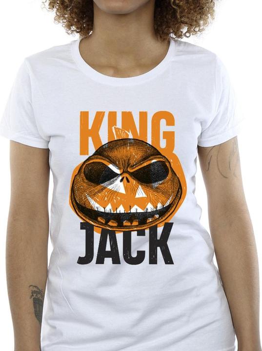 Actual product image Disney Womens/Ladies The Nightmare Before Christmas King Jack Cotton T-Shirt (XXL)
