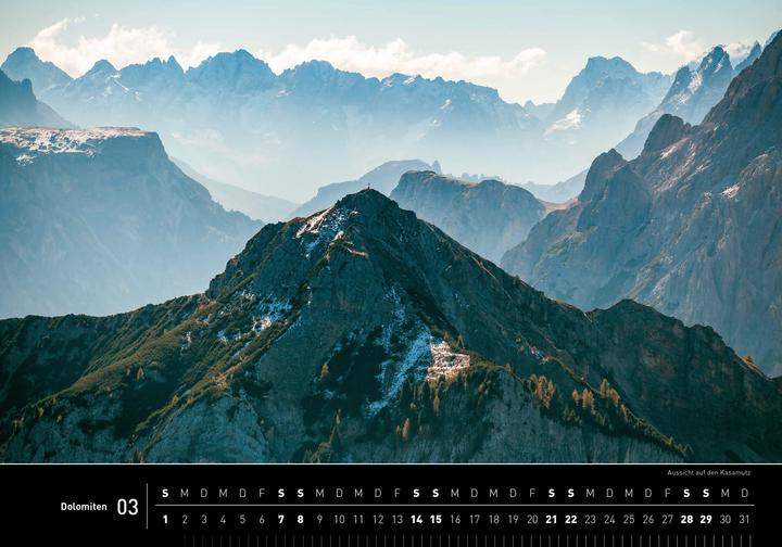 Immagine prodotto Dolomiten Premiumkalender 2026 (50 x 35 cm, Tedesco)