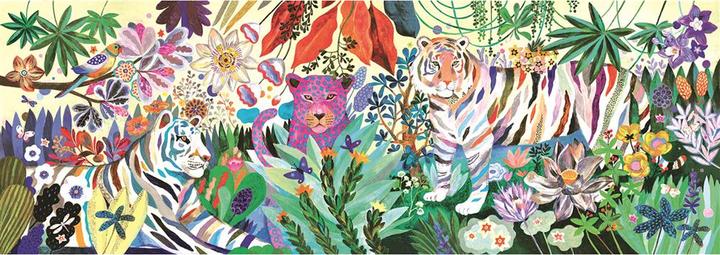 Djeco Puzzle Gallery Rainbow Tigers, 1000 pieces (1000 pieces)