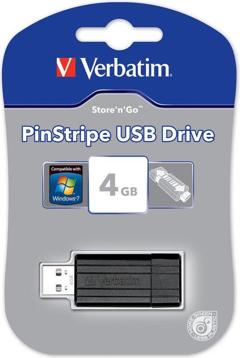 Actual product image Verbatim PinStripe (4 GB, USB-A, USB 2.0)