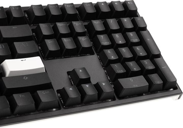 Produktbild Ducky ONE 2 Backlit PBT Gaming Tastatur, MX-Blue, RGB LED - schwarz (US) (US, Kabelgebunden)