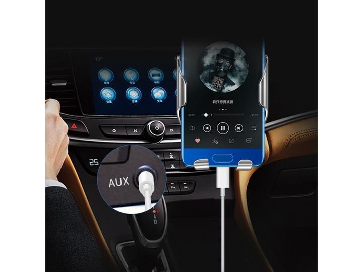 Produktbild PowerGuard Lightning To USB C Smartphone Car Audio Kabel (Lightning, USB Typ C)