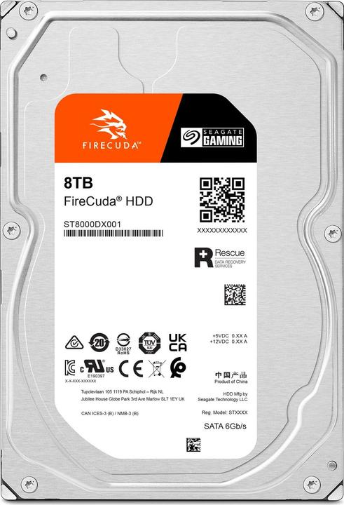 Actual product image Seagate FireCuda (8 TB, 3.5", CMR)