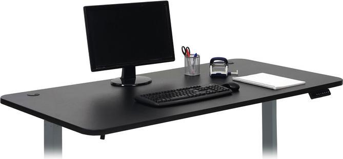 Immagine prodotto Swisshandel24 Piano d'appoggio per scrivanie, piano d'appoggio, 160x80cm nero (160 x 80 cm)