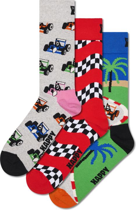 Produktbild Happy Socks 3-Pack Top Racer Socks (3er Pack, 36 - 40)