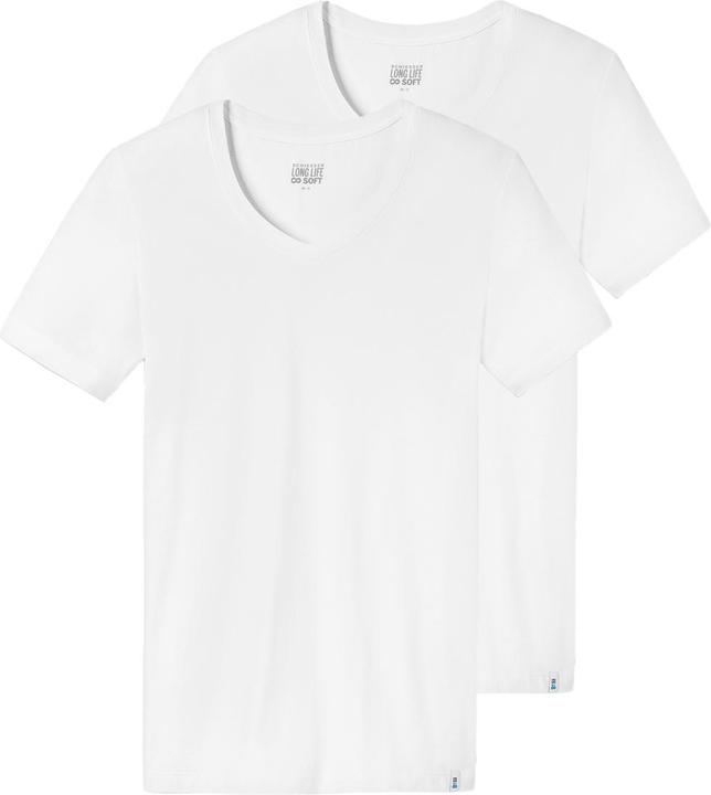 Image du produit Schiesser Lot de 2 Long Lift Soft Maillots de corps / Chemises à manches courtes (XL)