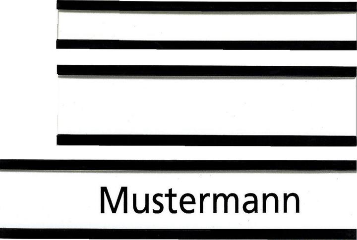 Immagine prodotto Franken Targhetta magnetica con nome (10 x)