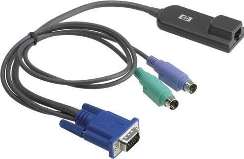 Image du produit HPE E Adaptateur de port KVM USB/d'affichage pour commutateur de console KVM