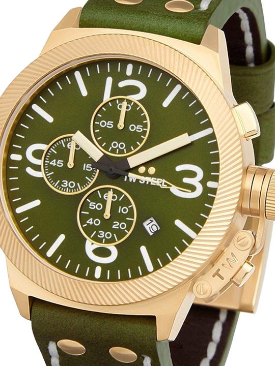 Actual product image TW-Steel CS108 Canteen Chronograph 45mm 10ATM (Analogue wristwatch, 45 mm)