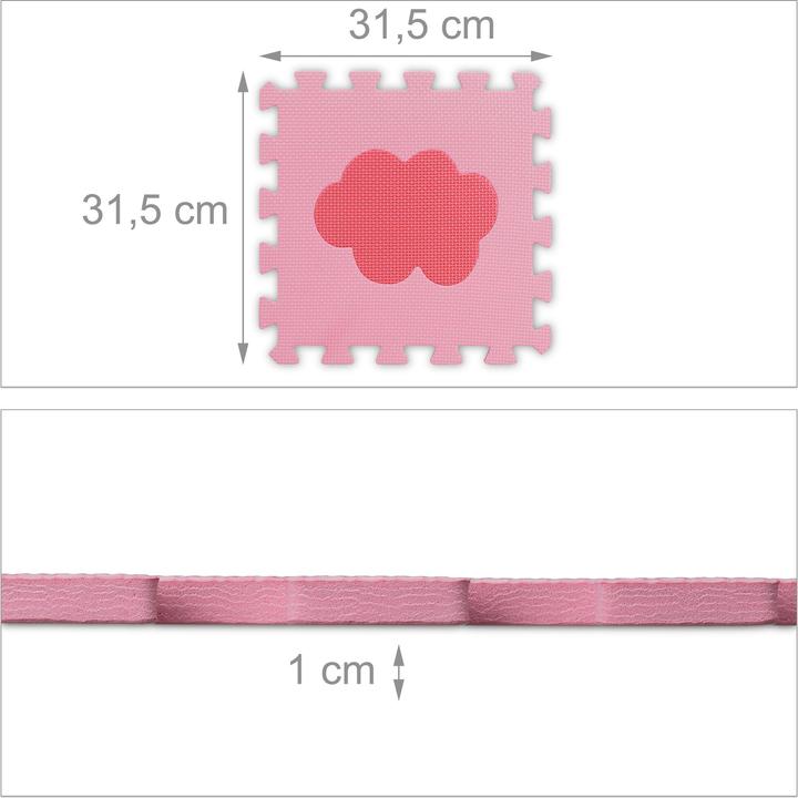 Image du produit Relaxdays . Puzzlematte (31,5 x 31,5 x 1 cm)