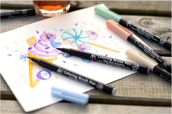 Immagine prodotto Sakura Set di pennelli da colorare Koi Sweets | 6 colori (6 colori, 6 x)