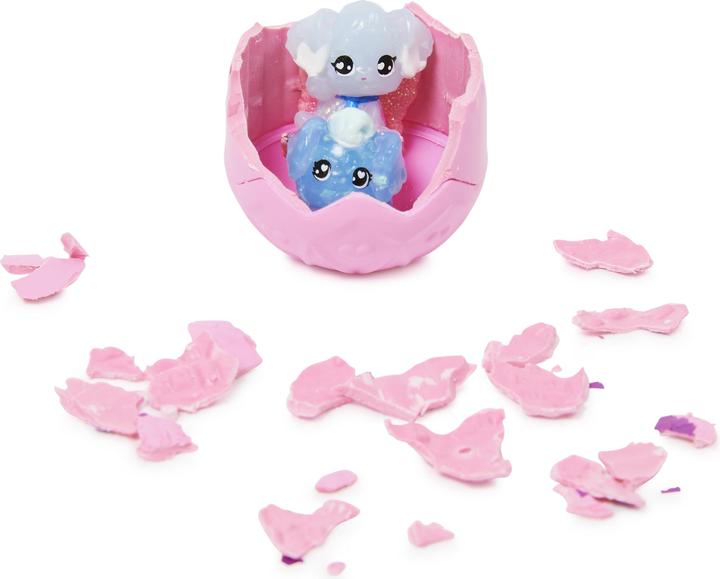 Produktbild Hatchimals Mini-Family Pack, Spielset mit 3 CollEGGtibles-Figuren und bis zu 3 Überraschungs-Babies