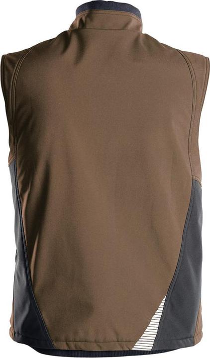 Image du produit Dassy Gilet Softshell Fusion brun argile/gris anthracite taille M (M)