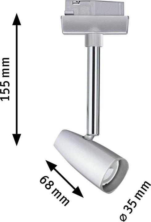 Actual product image Paulmann URail Barelli (GU10, 10 W, 1 x)