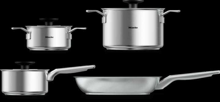 Actual product image Miele KMTS 5704-3 (Pan set + pot set, Stainless steel)
