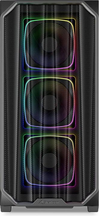 Produktbild Sharkoon AK5 RGB Black ATX (schwarz) (ATX)